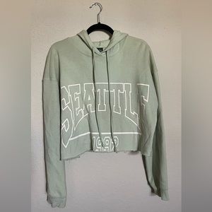 “Seattle” Cropped Hoodie